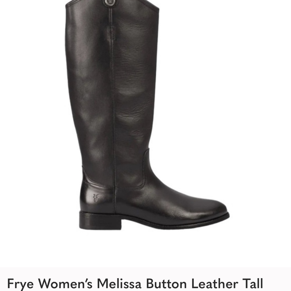 Frye Women's Melissa Button Leather Over the Knee Boots - Black